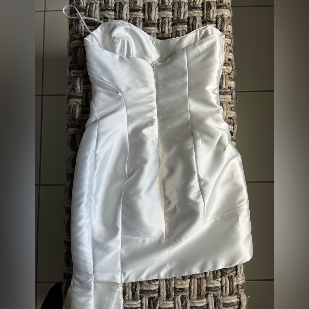 Statement White Dress - image 4